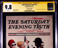 DEPARTMENT OF TRUTH #13 CGC SS 9.8 JAE LEE NYCC EXCLUSIVE VARIANT ICONIC HOMAGE1