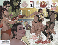 MARVEL SWIMSUIT SPECIAL FRIENDS FOES & RIVALS #1 NM ADAM HUGHES AVENGERS MARVEL0