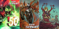 KING SPAWN #50 3-BOOK VARIANT SET NM TODD MCFARLANE PUPPETEER LEE SKOTTIE YOUNG0