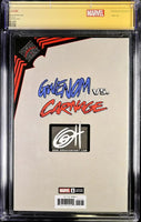 GWENOM VS CARNAGE #1 CGC SS 9.8 GREG HORN EXCLUSIVE VIRGIN VARIANT SPIDER-MAN1
