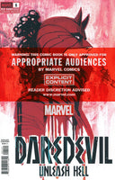 DAREDEVIL UNLEASH HELL RED BAND #1 HANS VARIANT NM MUSE KINGPIN ELEKTRA PUNISHER0