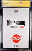 MOON KNIGHT BLACK WHITE & BLOOD #1 CGC SS 9.8 BJORN BARENDS EXCLUSIVE VARIANT1