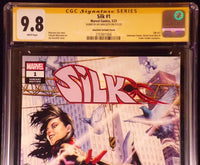 SILK #1 CGC SS 9.8 JAY ANACLETO EXCLUSIVE VARIANT SPIDER-MAN GWEN BLACK CAT MJ1
