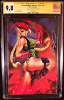 STREET FIGHTER MASTERS CHUN-LI #1 CGC SS 9.8 CHATZOUDIS EXCLUSIVE VIRGIN VARIANT0