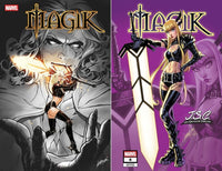 MAGIK #8 LOBOS & J SCOTT CAMPBELL VARIANT SET NM X-MEN MOONSTAR WOLVERINE MARVEL0