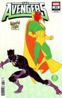 AVENGERS #23 MARK BROOKS ANIMATED STYLE VARIANT NM BLACK PANTHER VISION IRON MAN0