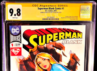 SUPERMAN #1 CGC SS 9.8 ORIGINAL ART SKETCH SUPERGIRL KARA FLASH JUSTICE LEAGUE1