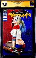 BATMAN #1 CGC SS 9.8 HARLEY QUINN ORIGINAL ART SKETCH 2 CATWOMAN JOKER GOTHAM DC0