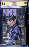 PUNCHLINE #1 CGC SS 9.8 NATALI SANDERS EXCLUSIVE VARIANT NM JOKER HARLEY BATMAN0