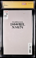 IMMORAL X-MEN #1 CGC SS 9.8 MARK BROOKS 1:50 VIRGIN VARIANT SINISTER EMMA FROST1