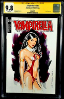 VAMPIRELLA #1 CGC SS 9.8 ORIGINAL ART SKETCH GOTHIC VAMPIRES LILLITH DRACULINA0