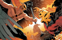 DC K.O. #4 JEFF SPOKES VARIANT NM BATMAN SUPERMAN WONDER WOMAN HAWKMAN VS DEMON0