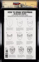 SPECTACULAR SPIDER-MAN #1 CGC SS 9.8 BLACK CAT ORIGINAL ART SKETCH MARY JANE1