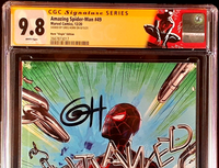 AMAZING SPIDER-MAN #49 CGC SS 9.8 GREG HORN EXCLUSIVE VIRGIN VARIANT MILES2