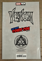 VENOM #3 EXCLUSIVE NYCC FACSIMILE FOIL VIRGIN VARIANT SPIDER-MAN 1ST APP KNULL1