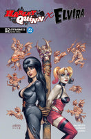 HARLEY QUINN X ELVIRA #2 LINSNER VARIANT NM MISTRESS OF THE DARK CLOWN PRINCESS0