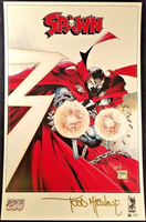 SPAWN ROAD TO 300 EXCLUSIVE GREG CAPULLO PRINT SIGNED TODD MCFARLANE 250 MADE1