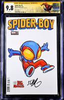SPIDER-BOY #8 CGC SS 9.8 SKOTTIE YOUNG BIG MARVELS VARIANT NM BAILEY PUZZLE MAN0