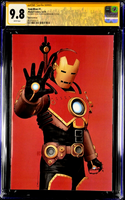 IRON MAN #1 CGC SS 9.8 JOHN TYLER CHRISTOPHER NEGATIVE SPACE VIRGIN VAR DR DOOM0