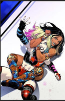 DC K.O. #4 DAN MORA AEW VARIANT NM BATMAN SUPERMAN WONDER WOMAN HARLEY QUINN0