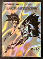 BATMAN #1 PHILIP TAN NYCC 2025 EXCLUSIVE SKETCH VARIANT W/FOIL COA NM #30 OF 901