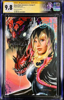 GWENOM VS CARNAGE #1 CGC SS 9.8 GREG HORN EXCLUSIVE VIRGIN VARIANT SPIDER-MAN0