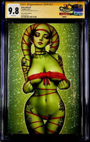 ZIRTY GIRLZ #1 CGC SS 9.8 NATHAN SZERDY EXCLUSIVE GREEN VIRGIN VARIANT STAR WARS0
