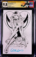 AMAZING SPIDER-MAN #25 CGC SS 9.8 GREG LAND 1:50 VIRGIN SKETCH VARIANT MARY JANE2