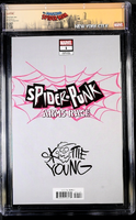 SPIDER-PUNK ARMS RACE #1 CGC SS 9.8 SKOTTIE YOUNG EXCLUSIVE VARIANT GWEN MILES1