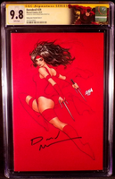 DAREDEVIL #29 CGC SS 9.8 DAVID NAKAYAMA EXCLUSIVE VIRGIN VARIANT ELEKTRA KINGPIN0