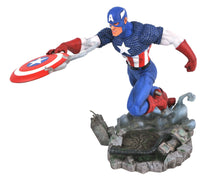 MARVEL GALLERY CAPTAIN AMERICA 10" PVC DIORAMA TOY FIGURE STATUE AVENGERS SHIELD1