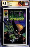 WOLVERINE #2 CGC SS 9.8 ADAMS EXCLUSIVE VARIANT X-MEN MCFARLANE HULK #340 HOMAGE0