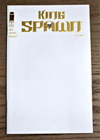 KING SPAWN #1 SDCC EXCLUSIVE GOLD FOIL BLANK SKETCH VARIANT NM TODD MCFARLANE0