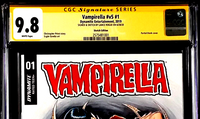 VAMPIRELLA #1 CGC SS 9.8 ORIGINAL ART SKETCH WITCHBLADE LILLITH NYX DRACULINA1