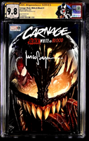 CARNAGE BLACK WHITE & BLOOD #1 CGC SS 9.8 SUAYAN EXCLUSIVE VAR SPIDER-MAN VENOM0