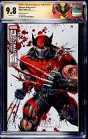 ULTIMATE WOLVERINE #1 CGC SS 9.8 TYLER KIRKHAM EXCLUSIVE BATTLE DAMAGED VARIANT0