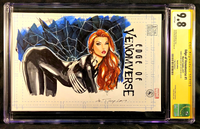 EDGE OF VENOMVERSE #1 CGC SS 9.8 MARY JANE ORIGINAL ART SKETCH SPIDER-MAN VENOM1