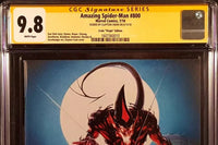 AMAZING SPIDER-MAN #800 CGC SS 9.8 CLAYTON CRAIN EXCLUSIVE VIRGIN VARIANT GOBLIN1
