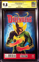 FEARLESS DEFENDERS #1 CGC SS 9.8 HUGHES IRON FIST ORIGINAL ART SKETCH VALKYRIE0