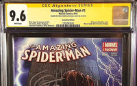 AMAZING SPIDER-MAN #1 CGC SS 9.6 NM+ GAMESTOP EXCLUSIVE VARIANT X2 HORN ZECK1