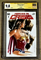 HEROES IN CRISIS #1 CGC SS 9.8 WONDER WOMAN ORIGINAL ART SKETCH SEXY AMAZON DC0
