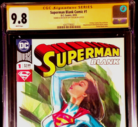 SUPERMAN #1 CGC SS 9.8 ORIGINAL ART SKETCH SUPERGIRL KARA JUSTICE LEAGUE FLASH1