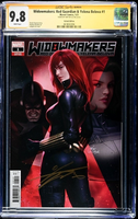 WIDOWMAKERS RED GUARDIAN & YELENA BELOVA #1 CGC SS 9.8 INHYUK LEE 1:50 VARIANT0