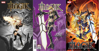 MAGIK #8 LOBOS, J SCOTT CAMPBELL, GERALD PAREL 3-BOOK VARIANT SET NM X-MEN0