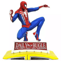 MARVEL GALLERY PS4 SPIDER-MAN ON CAB / TAXI 9" PVC TOY FIGURE STATUE GAMERVERSE0