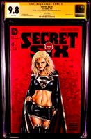 SECRET SIX #1 CGC SS 9.8 ORIGINAL ART SKETCH SEXY SUPERGIRL JUSTICE LEAGUE DC0