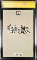 VENOM WAR #1 CGC SS 9.8 JOHN TYLER CHRISTOPHER VIRGIN VARIANT SPIDER-MAN CARNAGE1
