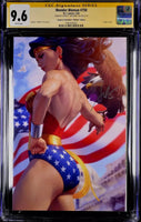 WONDER WOMAN #750 CGC SS 9.6 NM+ ARTGERM EXCLUSIVE VIRGIN VARIANT JUSTICE LEAGUE0