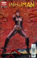 INHUMAN #1 MILO MANARA 1:100 VARIANT NM MEDUSA BLACK BOLT CRYSTAL KARNAK GORGON0