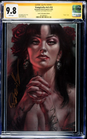 VAMPIRELLA #10 CGC SS 9.8 LUCIO PARRILLO EXCLUSIVE VIRGIN VARIANT BLACK ROSE0